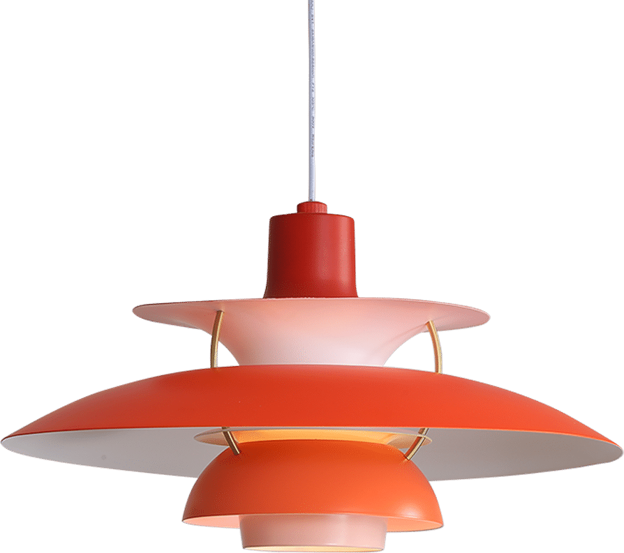 PH 5 Pendant Lamp Shades Of Red image.
