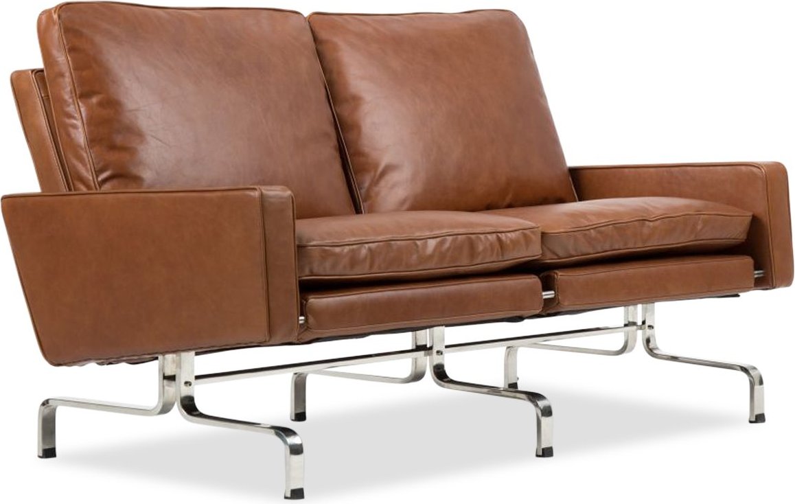 PK31 2 Seater Sofa Dark Tan image.