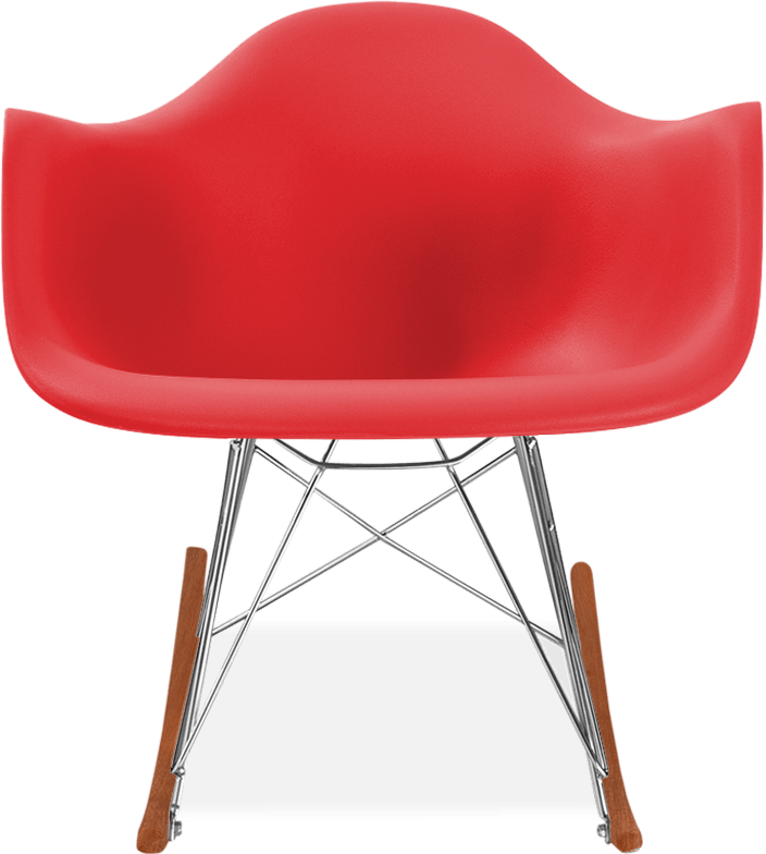 Eames molded plastic rocking chair best sale