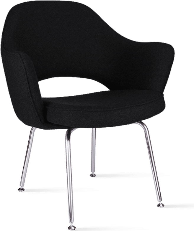 Saarinen Executive Armchair Black image.