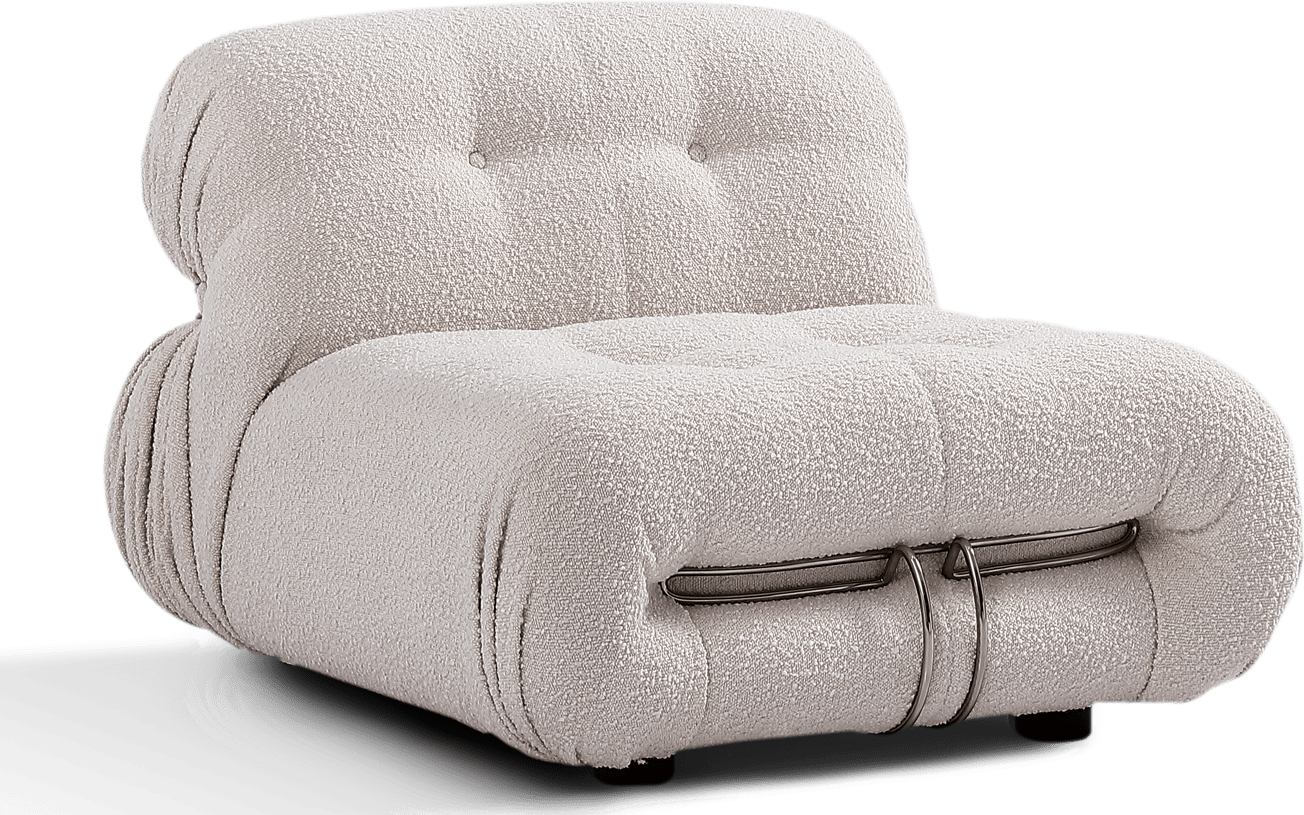 Soriana Style Lounge Chair Creamy Boucle image.