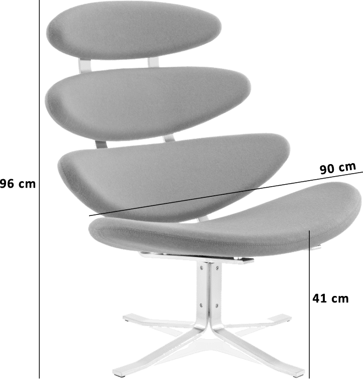 The Corona Chair – Black Leather | Poul Volther | Mobelaris The Corona Chair – Black Leather | Poul Volther | Mobelaris