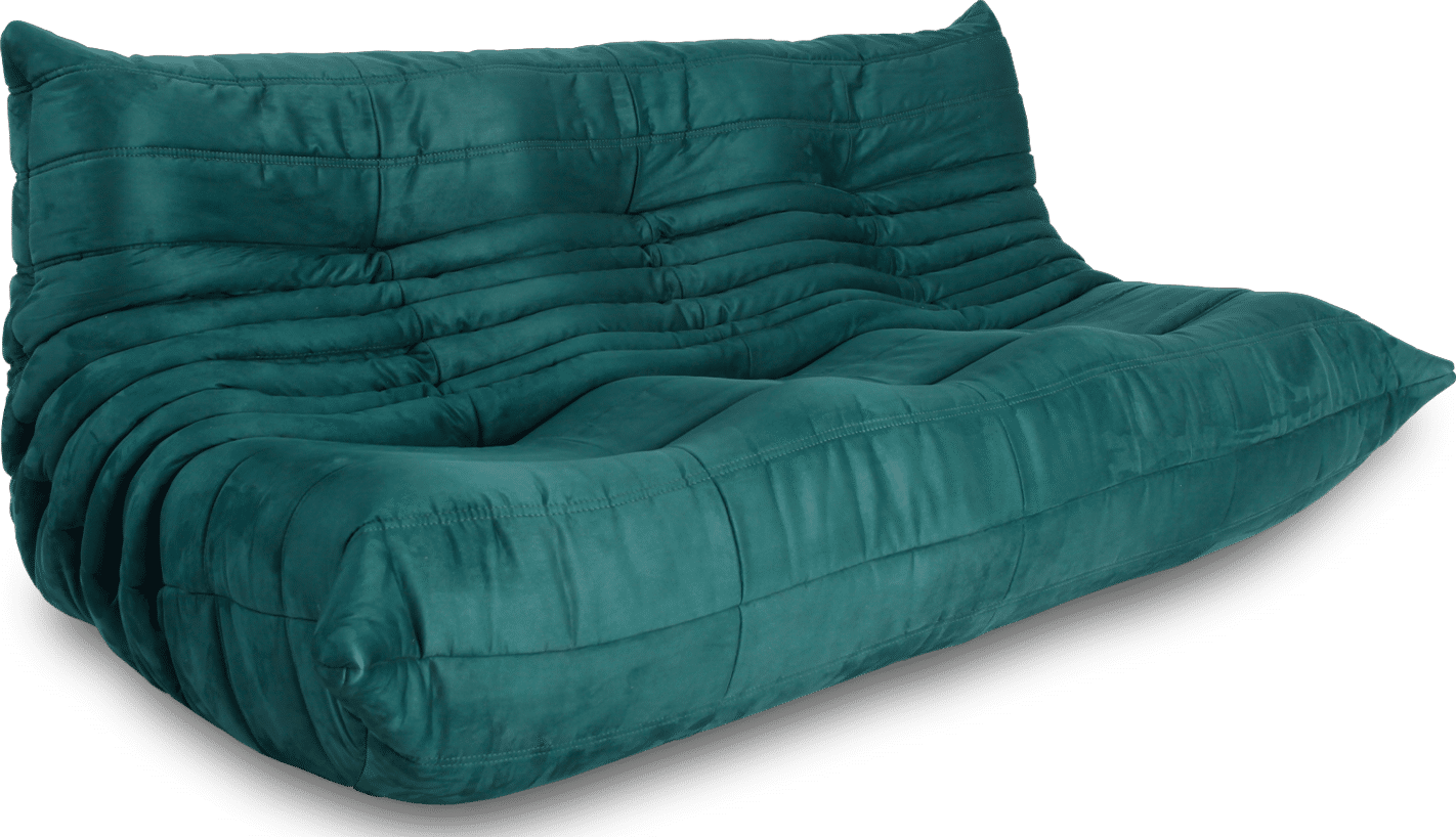 Comfort Style 3 Seater Sofa Bottle Green image.