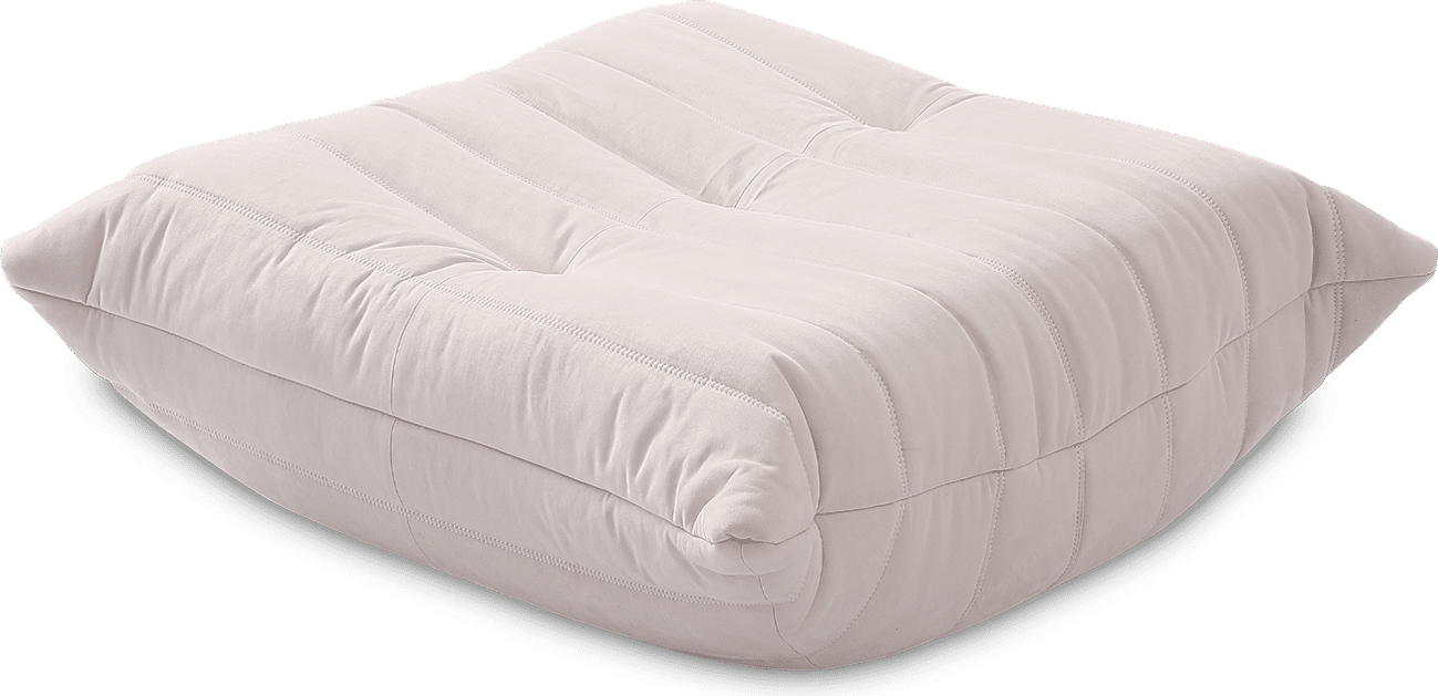 Comfort Style Sofa Ottoman Creamy Alcantara/Alcantara image.