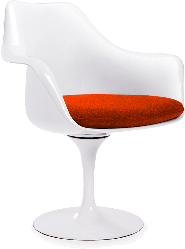 Tulip Armchair  Orange image.
