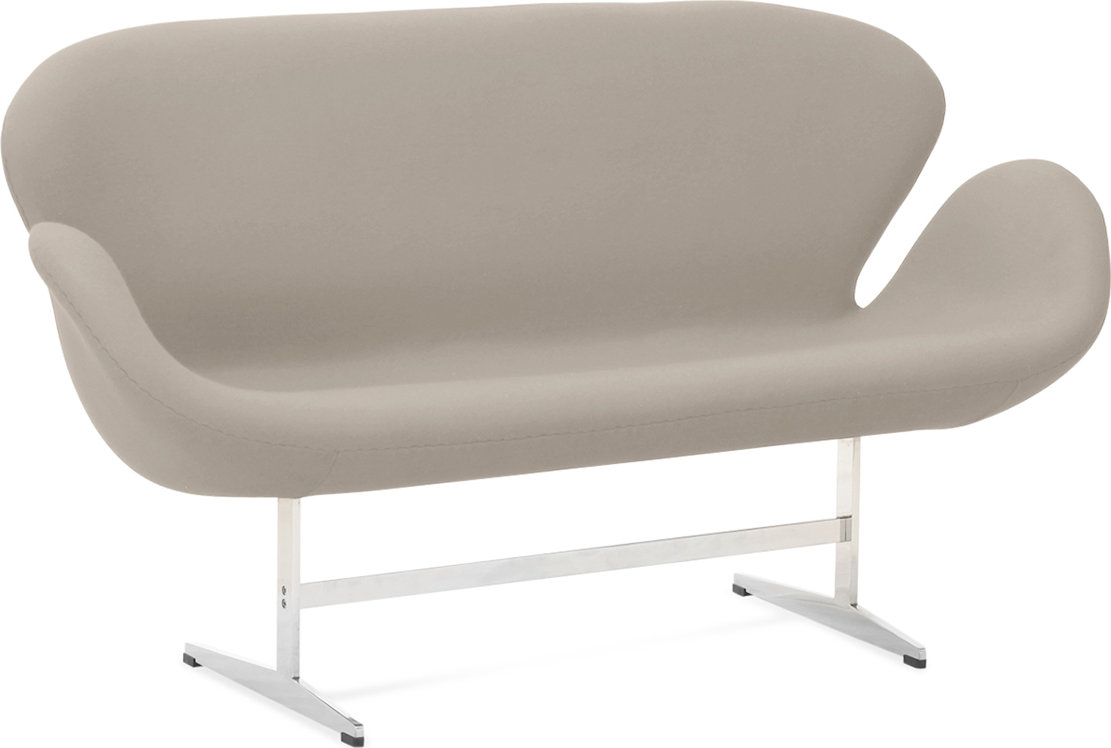 The Swan Sofa Wool/Light Pebble Grey image.