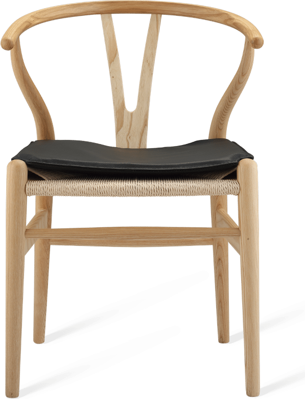 Buy the Wishbone Dining Chair Black Natural Cord at Uk online with delivery online store Mobelaris. Mobelaris
