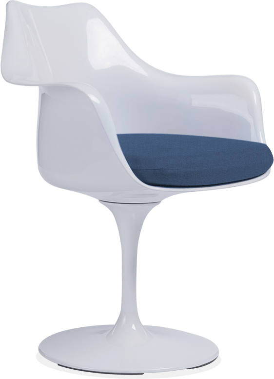 Tulip Arm Chair Dark Blue image.