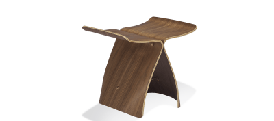 Butterfly best sale stool walnut