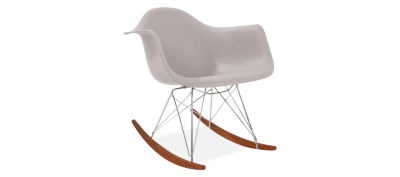 Muave Rocking Chair Charles Eames RAR Rocking Chair – Mauve Dark Wood | Mobelaris